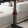 RHXWFDG Multifunctional Adjustable Overbed Table with Wheels view 3