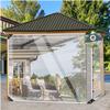 Transparent Waterproof PVC Tarp with Grommets, 420 g/m² view 1