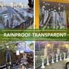 Transparent Waterproof PVC Tarp with Grommets, 420 g/m² view 4