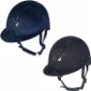 HKM Unisex Adult Shield Sparkle Riding Helmet, Black, S view 1