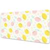 Decormat Desk Mat Protective Pad 90 x 45 cm Gaming Mat - Lemon view 2