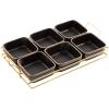 TOMYEUS Porcelain Fruit Bowls, Rectangular Dessert and Salad Plates view 1