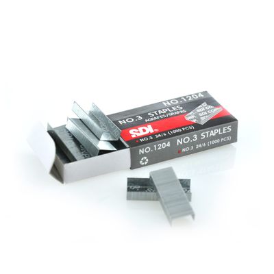 SDI Office Box No. 3 (24/6) Galvanized Steel Staples, High Quality (10,000)