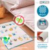 PuppeTend Multicolor Printed Polyester Rug, 80 x 150 cm view 3