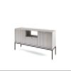 3xE Living LAMELLI Modern TV Stand/Lowboard, 154 cm, Gray view 2