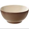 BITZ Salad Bowl, Stoneware, Dishwasher-Safe, 24 cm, Wood/Sand view 1