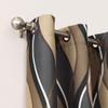 No. 918 Intersect Grommet Curtains, Semi-Sheer, 48 x 95 in, Charcoal, 2 Panels view 2