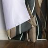 No. 918 Intersect Grommet Curtains, Semi-Sheer, 48 x 95 in, Charcoal, 2 Panels view 3