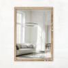 CLAMARO Vision Wall Mirror 40 x 115 cm, Reclaimed Oak with Frame, 300+ Sizes Available, Real Glass, Mountable Vertically or Horizontally, Handmade in Germany view 1