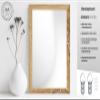 CLAMARO Vision Wall Mirror 40 x 115 cm, Reclaimed Oak with Frame, 300+ Sizes Available, Real Glass, Mountable Vertically or Horizontally, Handmade in Germany view 3