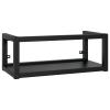 Tidyard Wall-Mounted Bathroom Vanity Frame with Sink, Black Iron, 79 x 38 x 31 cm view 4