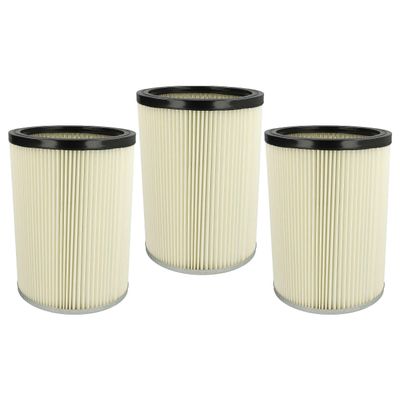 vhbw 3x Pleated Filter Replacement for Kärcher 6.904-325.0