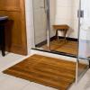 Zhaomi Teak Wood Bathroom Shower Mat, 43 x 25.6 in view 1