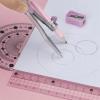 UNNS 8-Piece Geometry Drawing Set with Compass view 2