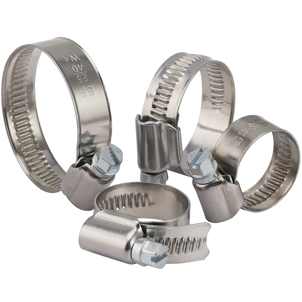 Stainless Steel A2 Hose Clamps, 35–50 mm / 12 mm, 20-Pack – OPIOL QUALITY