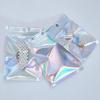 Wzxhew Odor-Proof Bags, 100-Pack, Holographic Resealable Aluminum Ziplock Bags, One Size view 2