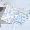 Wzxhew Odor-Proof Bags, 100-Pack, Holographic Resealable Aluminum Ziplock Bags, One Size view 3