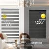 Day-Night Roller Blind (Gray, 115 x 150 cm) view 4