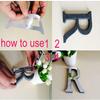 3D Wall Sticker, 15 cm, Black, Letter Q view 4