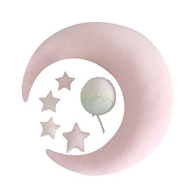 LICHENGTAI Baby Photography Props, Moon Pillow and Star Set