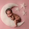 LICHENGTAI Baby Photography Props, Moon Pillow and Star Set view 4