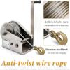 Stainless Steel Hand Winch with Brake, 2,600 lb view 4