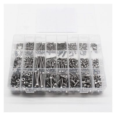 M3-M4 Stainless Steel Hex Socket Screw and Nut Set
