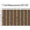 Leopard-Pattern Upholstery Fabric for Chairs, Brown, 92 x 150 cm view 3
