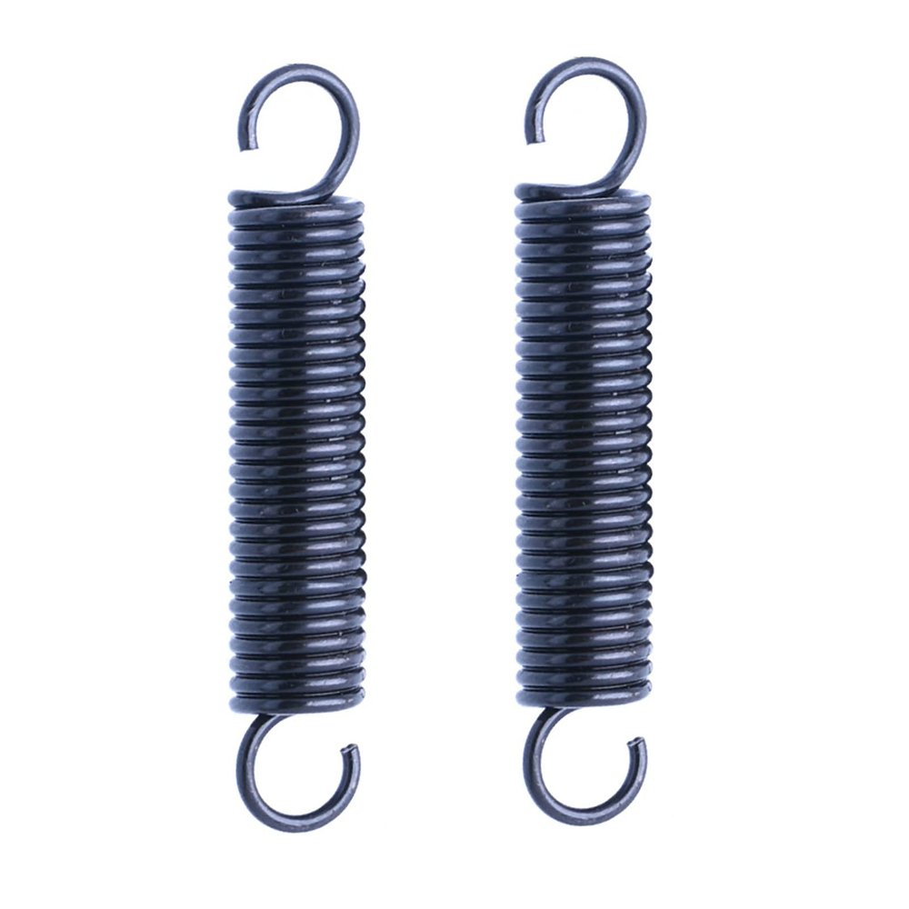 Pangocho 2-Piece Small Extension Tension Springs with Steel Hooks, 1.6 x 20 x 80 mm