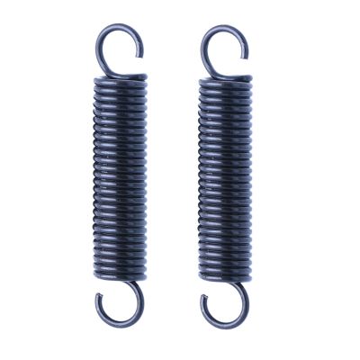 Pangocho 2-Piece Set, 0.5 x 4 x 120 mm, Wire Diameter 0.5 mm, OD 4 mm, Length 120–300 mm, Open Pullback Steel Small Extension Springs with Double Hooks
