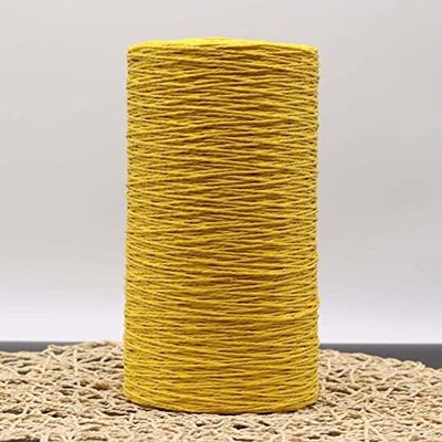 XIUPO 500 g/Roll Colored Raffia Straw Yarn for DIY Knitting, Summer Straw Hats, Handbags, Cushions and Baskets