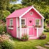 Farben Manufaktur Wood Paint, Weather Protection, Trend Color, 2 L, Pink view 4