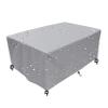 HOLEILUCK 420D Oxford Cover for Patio Furniture, Waterproof UV-Resistant, Silver, 295 x 95 x 83 cm view 1