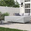 HOLEILUCK 420D Oxford Cover for Patio Furniture, Waterproof UV-Resistant, Silver, 295 x 95 x 83 cm view 3