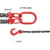Grade 80 4-Leg Crane Chain Sling, 8 mm, 1.5 m, 5-Ton Capacity view 4