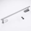 Ecoodisk Self-Adhesive Wall-Mounted Towel Bar, Stainless Steel, Rust-Resistant, Chrome, 50 cm view 4