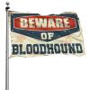 CakJuice Room Flag for Boys, Beware of Bloodhound Flag, Pool Accessory, Student Athlete Flag (30 x 45 cm) view 1