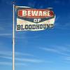 CakJuice Room Flag for Boys, Beware of Bloodhound Flag, Pool Accessory, Student Athlete Flag (30 x 45 cm) view 4