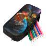 Wanyint Galaxy Star Solar System Cow Earth Pencil Case view 2
