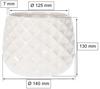 KOTARBAU Set of 2 Ceramic Cachepots, 13 cm, White view 2