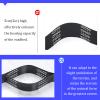 QWEASDF 5 cm/2 in HDPE Geogrid, Permeable Ground Grid, Gravel Grid, Geocell for Slopes, Gardens, and Parking Areas, 9 × 10 m (29.53 × 32.81 ft) view 3