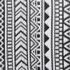 Tidyard Outdoor Rug, Waterproof Balcony and Garden Rug, Double-Layer Jacquard Pattern, Black, 160 x 230 cm, PP view 2