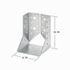 50 x siwitec Type B Beam Hangers 60 x 100 mm, Sendzimir-Galvanized Steel view 2