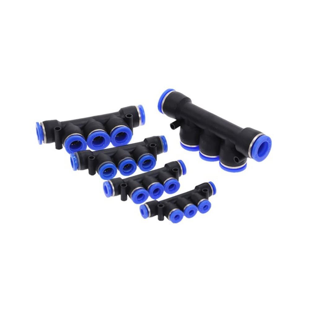 1-Piece PK Push-to-Connect Plastic Tube Quick Fitting, 12 mm OD