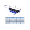 1-Piece PK Push-to-Connect Plastic Tube Quick Fitting, 12 mm OD view 2