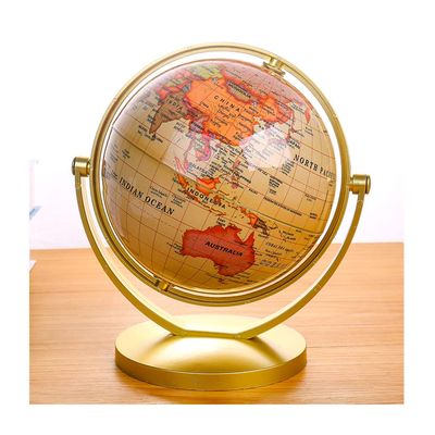 14.2 cm Rotating Antique Globe, Chinese/English