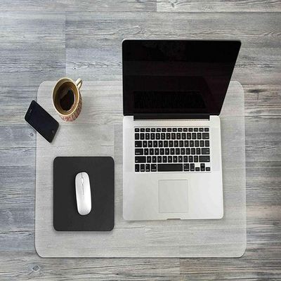 Durable Frosted PVC Desk Mat, Waterproof and Non-Slip