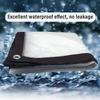 Waterproof Plastic Tarp with Grommets, Gazebo Side Curtains, Rainproof Cover for Pergola, Veranda, Gazebo, Cabana/Indoor Use, Transparent, 4 x 4 m view 2