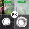 Waterproof Plastic Tarp with Grommets, Gazebo Side Curtains, Rainproof Cover for Pergola, Veranda, Gazebo, Cabana/Indoor Use, Transparent, 4 x 4 m view 4