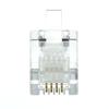 Keple RJ11 Modular Telephone Plugs, 6P4C, Clear, 10-Pack view 2